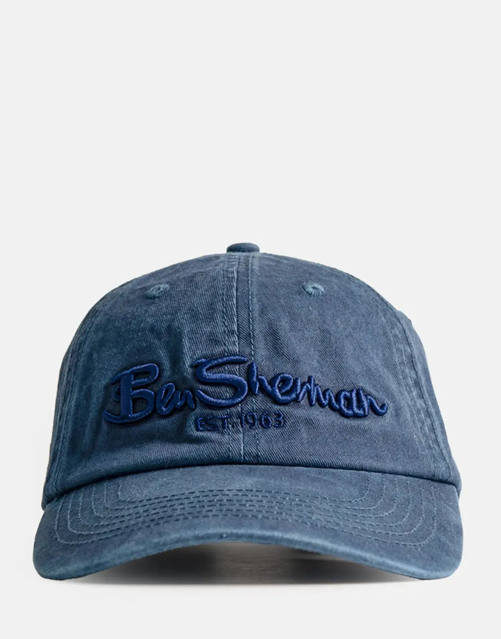 Ben Sherman Faded Blue Logo Cap - Subwear