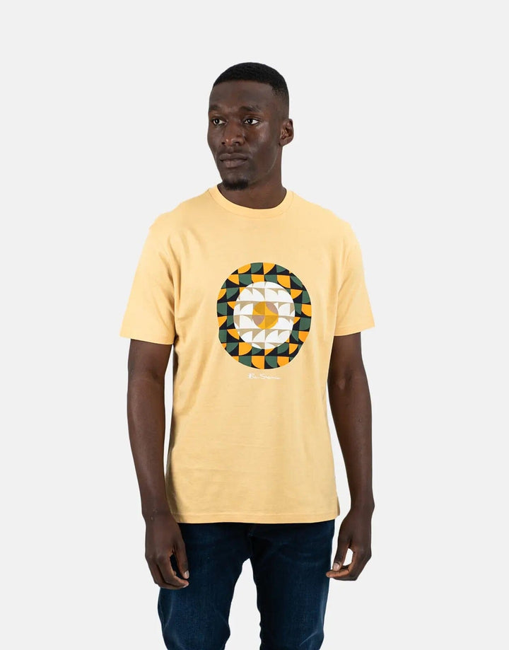 Ben Sherman GEO Target New Wheat T-Shirt - Subwear