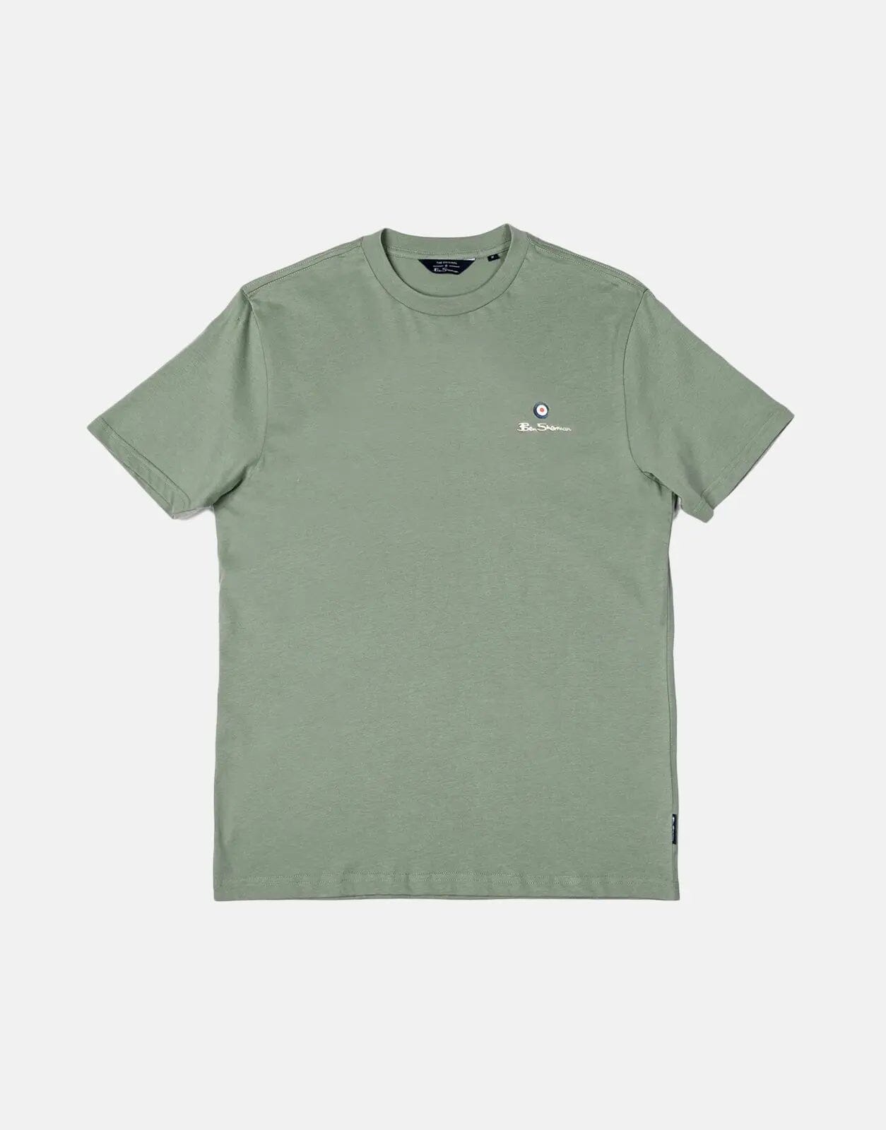 Ben Sherman Green Entry Target Print Crew T-Shirt - Subwear