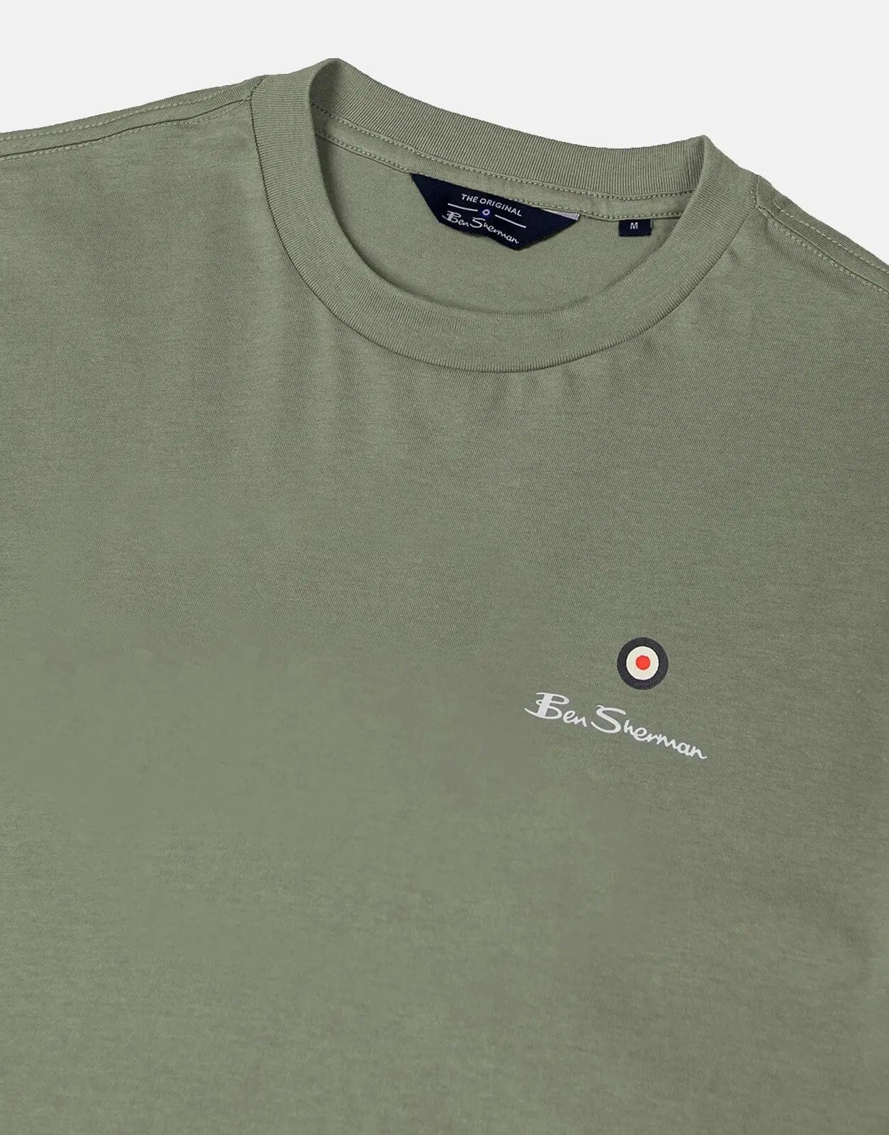 Ben Sherman Green Entry Target Print Crew T-Shirt - Subwear