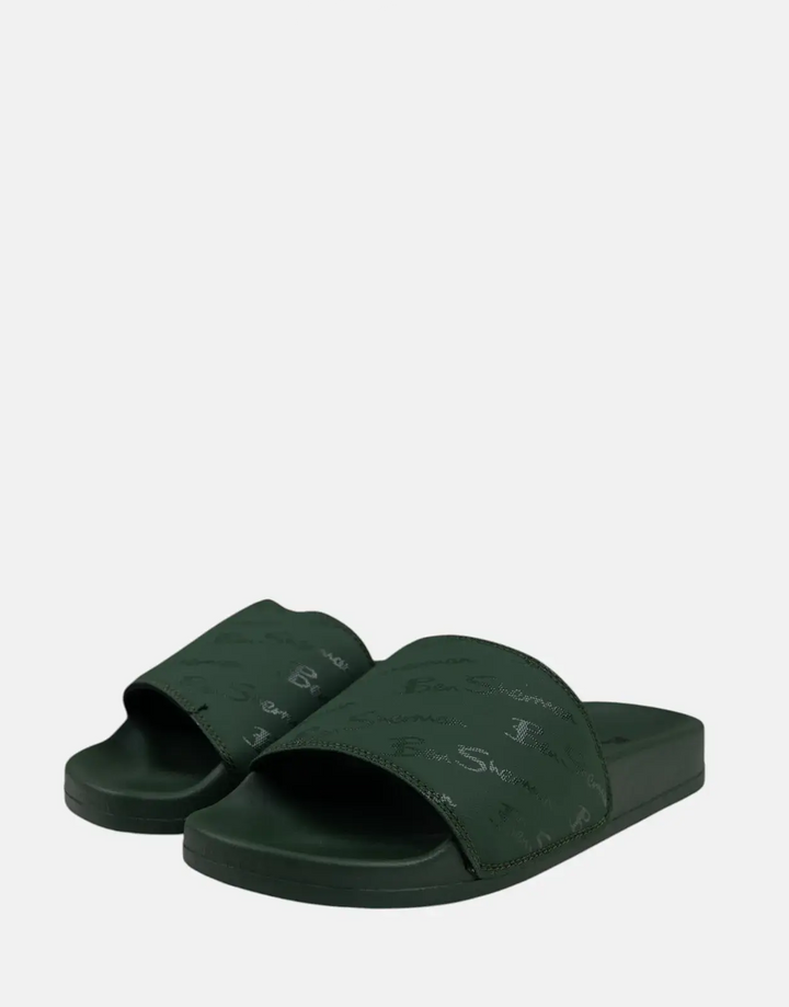 Ben Sherman Olive Slides - Subwear
