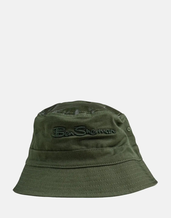 Ben Sherman Plastisol Deepy Rich Fern Bucket Hat - Subwear