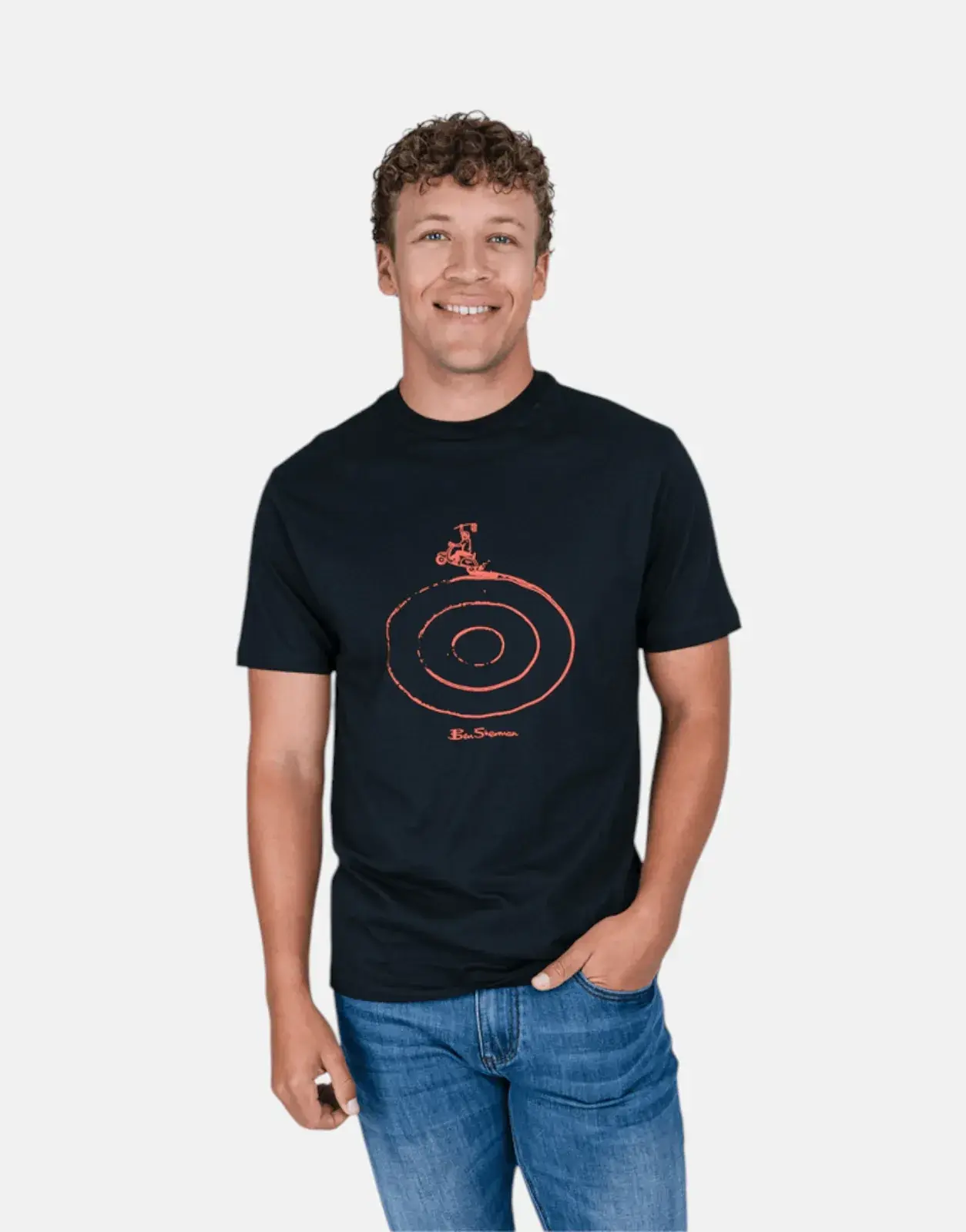 Ben Sherman Rascal Rider Black T-Shirt - Subwear
