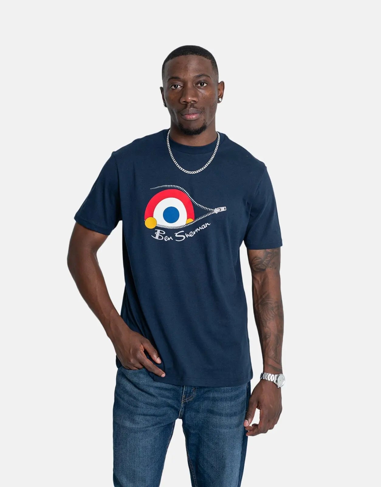 Ben Sherman Sneaky Target Navy T-Shirt - Subwear