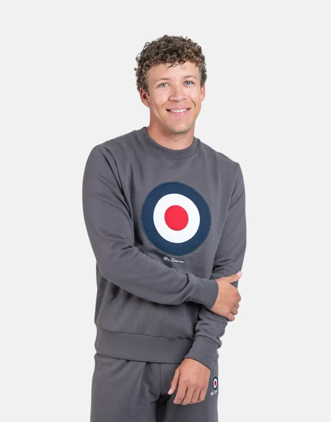 Ben Sherman Target Crew Sweatshirt CHA - Subwear