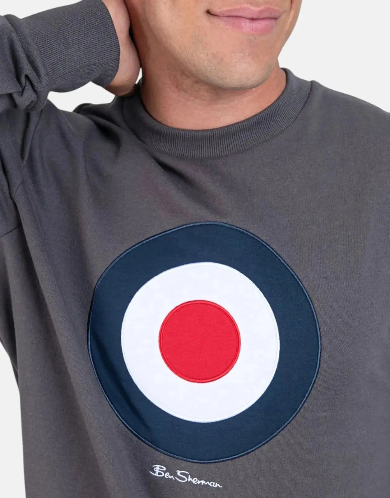 Ben Sherman Target Crew Sweatshirt CHA - Subwear
