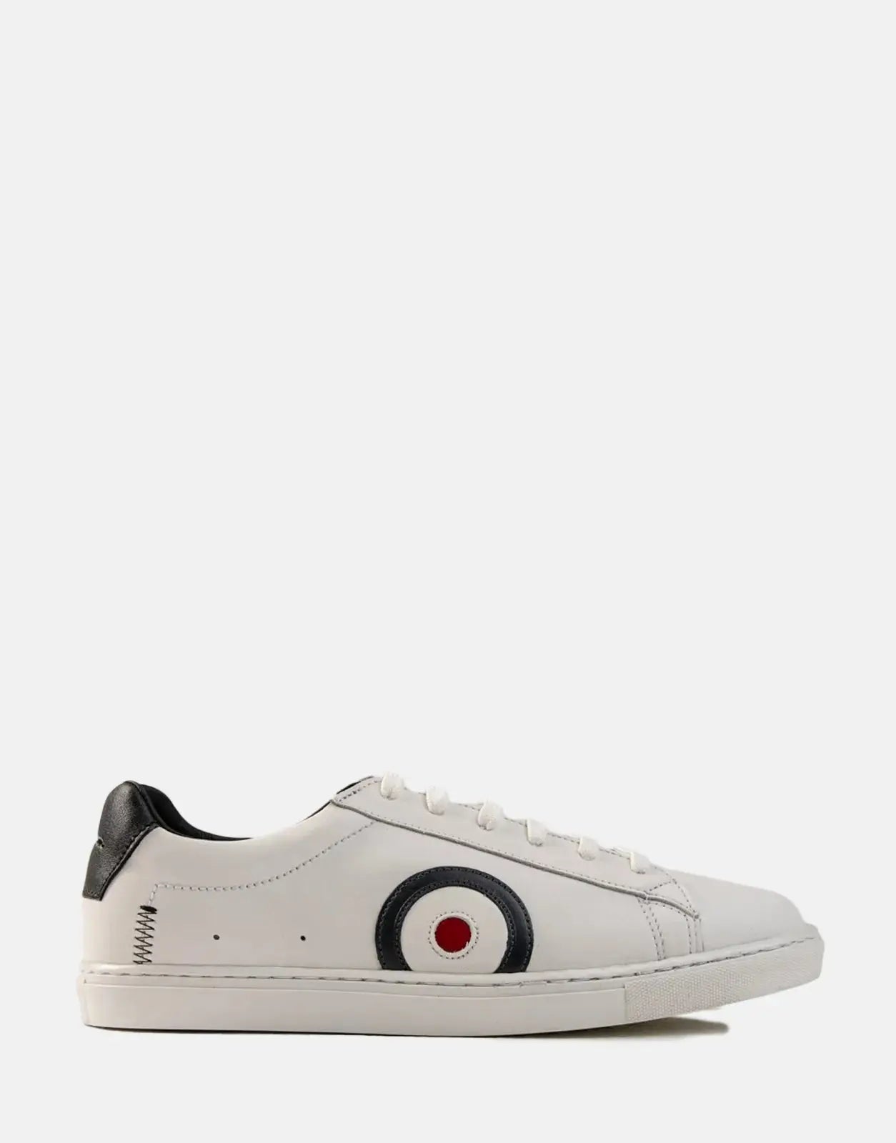 Ben Sherman Target Leather White Sneakers - Subwear
