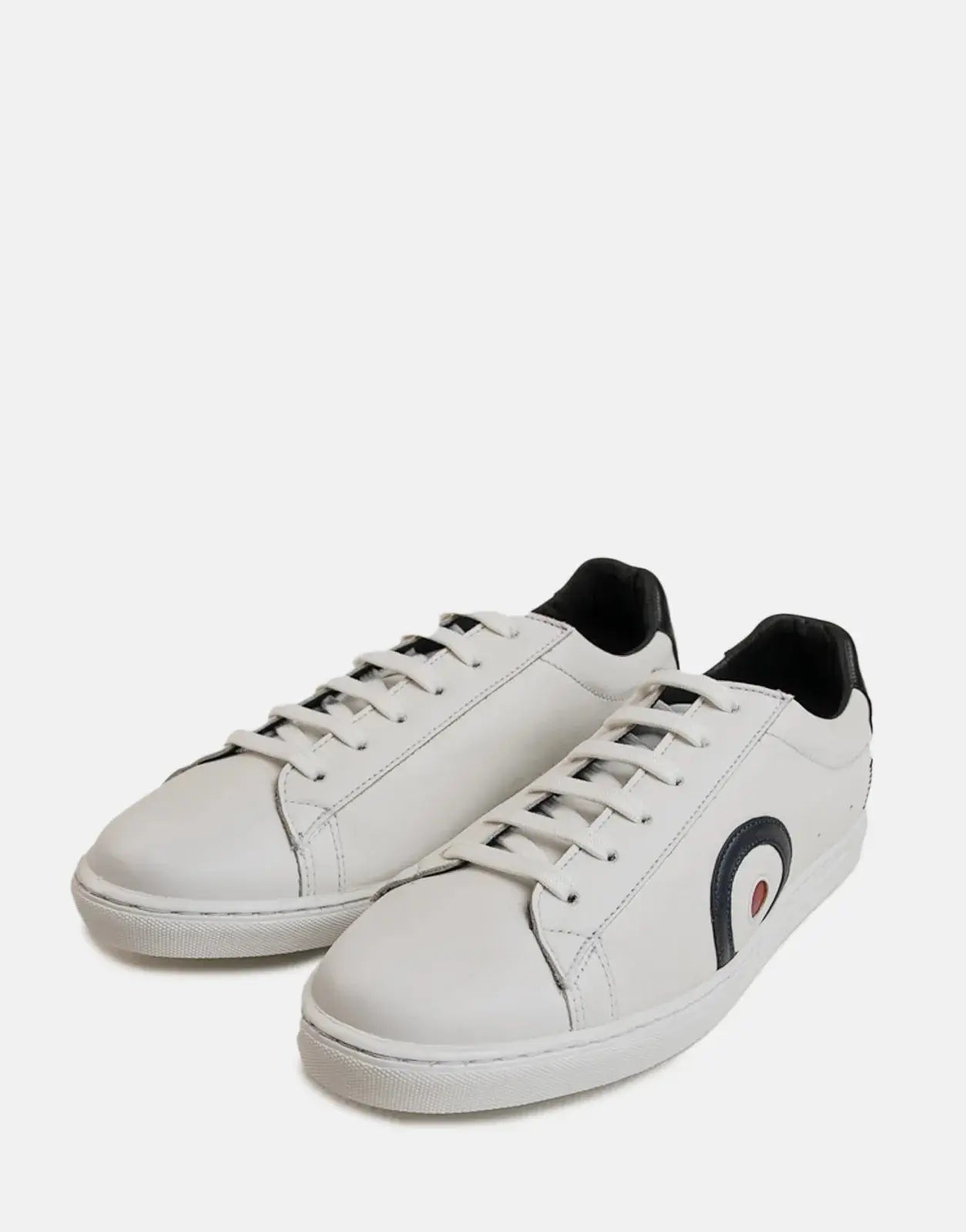 Ben Sherman Target Leather White Sneakers - Subwear