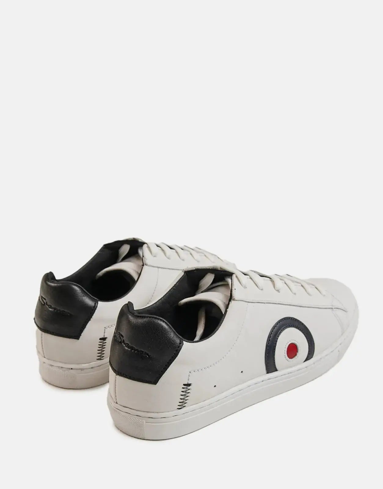 Ben Sherman Target Leather White Sneakers - Subwear