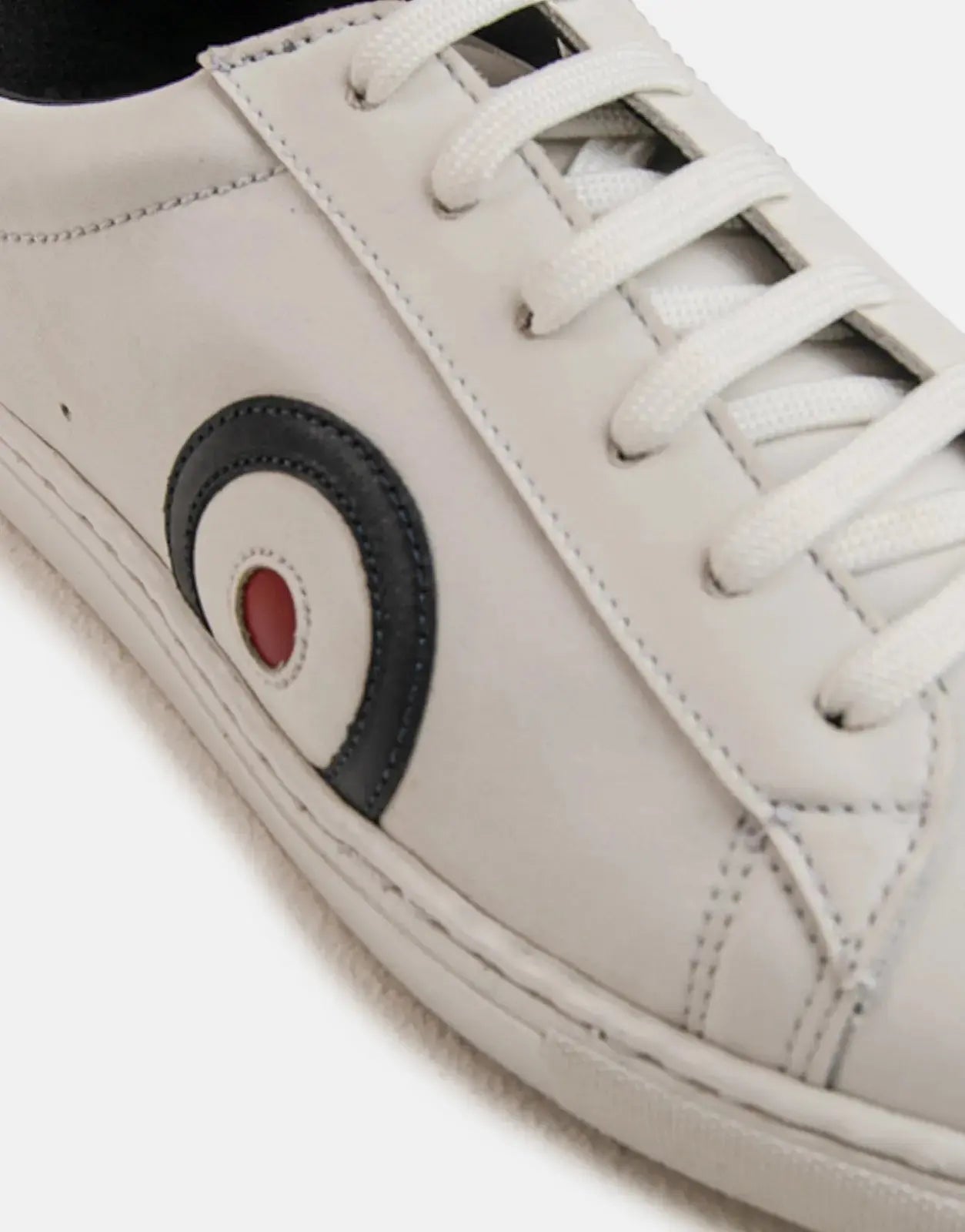 Ben Sherman Target Leather White Sneakers - Subwear