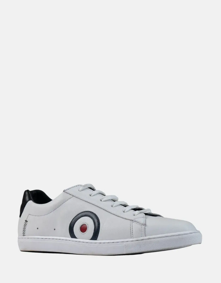 Ben Sherman Target Leather White Sneakers - Subwear