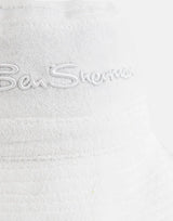 Ben Sherman Target Towelling White Bucket Hat - Subwear