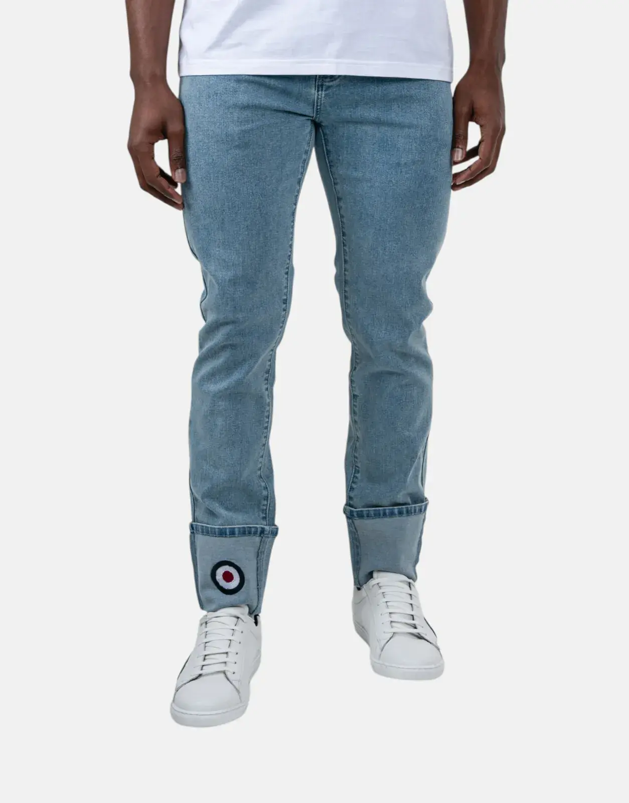 Ben Sherman Target Turn Up Slim Fit Light Blue Denim - Subwear