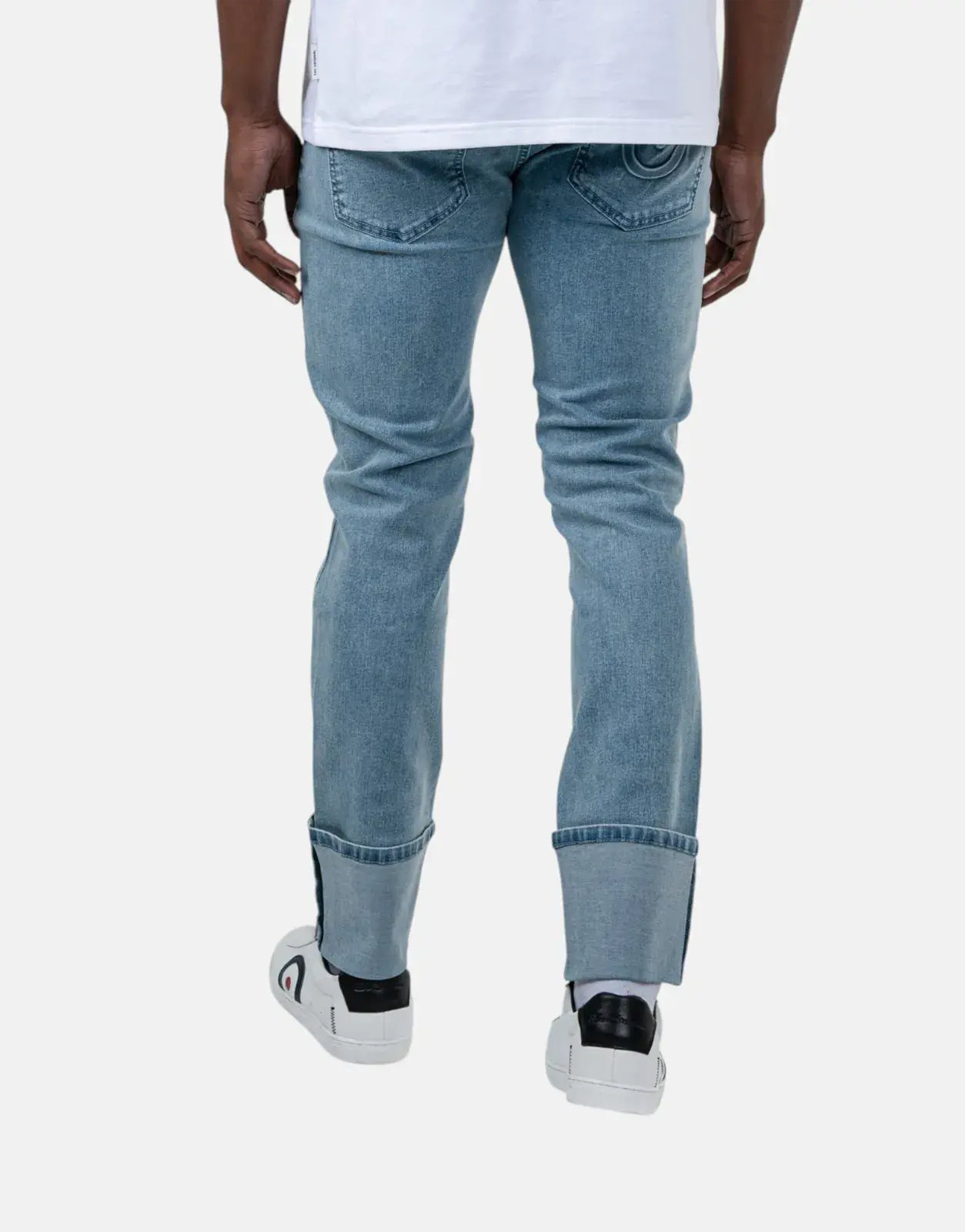 Ben Sherman Target Turn Up Slim Fit Light Blue Denim - Subwear