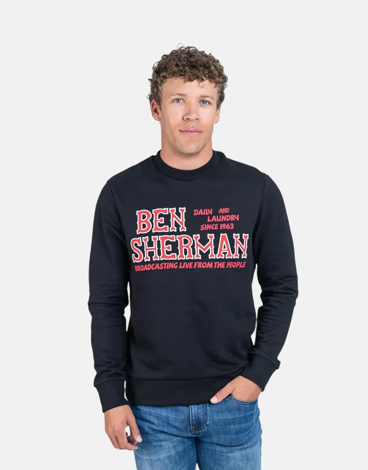 Ben Sherman The Wanderers Black Sweatshirt - Subwear