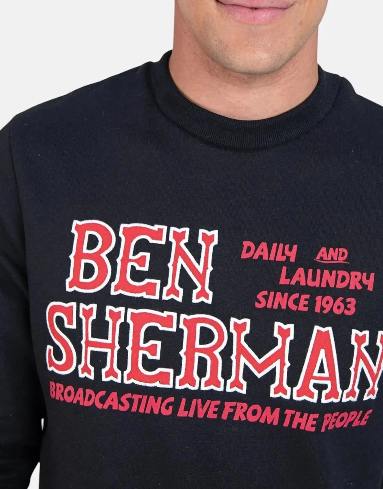 Ben Sherman The Wanderers Black Sweatshirt - Subwear