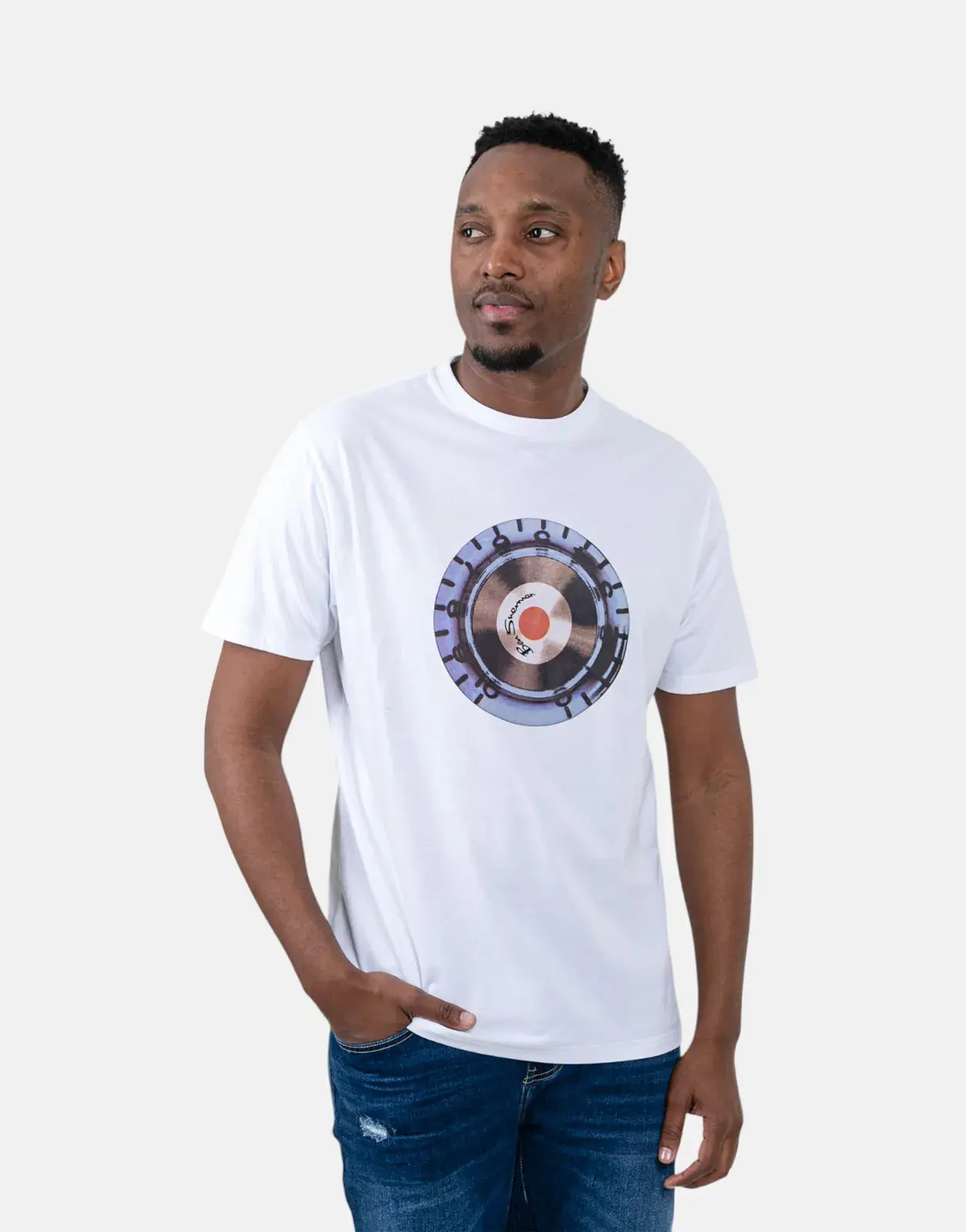 Ben Sherman Turn It Up White T-Shirt - Subwear