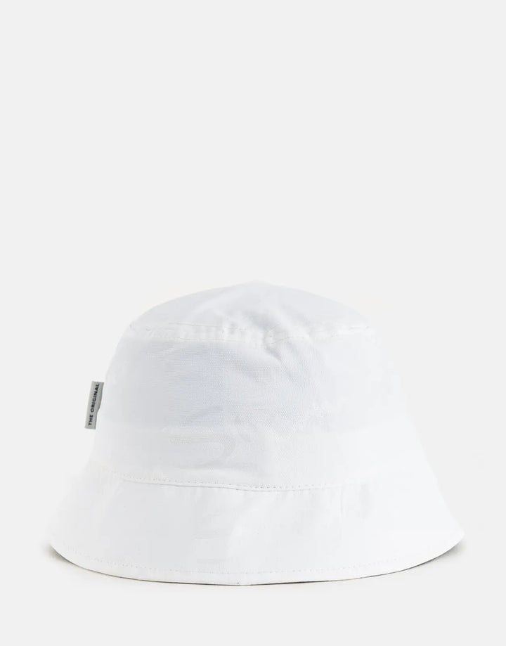 Ben Sherman Wax Target White Bucket Hat - Subwear