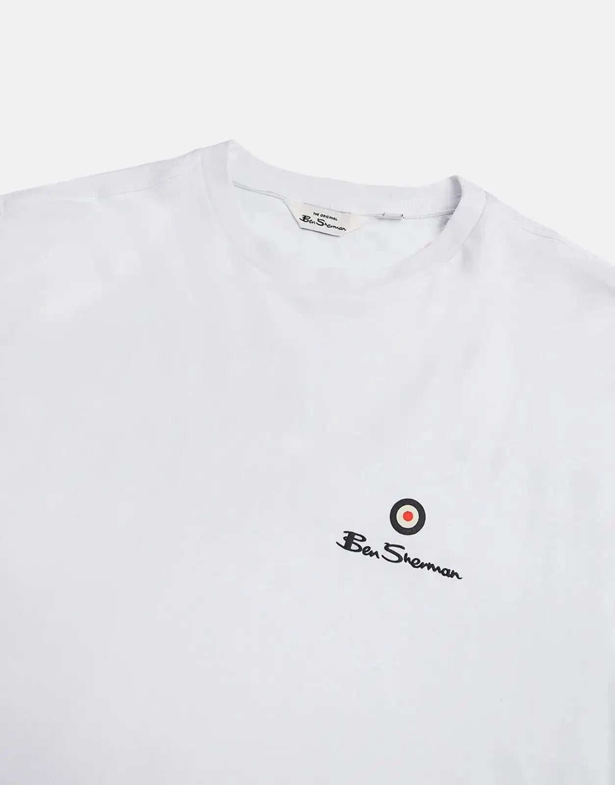 Ben Sherman White Entry Target Print Crew T-Shirt - Subwear