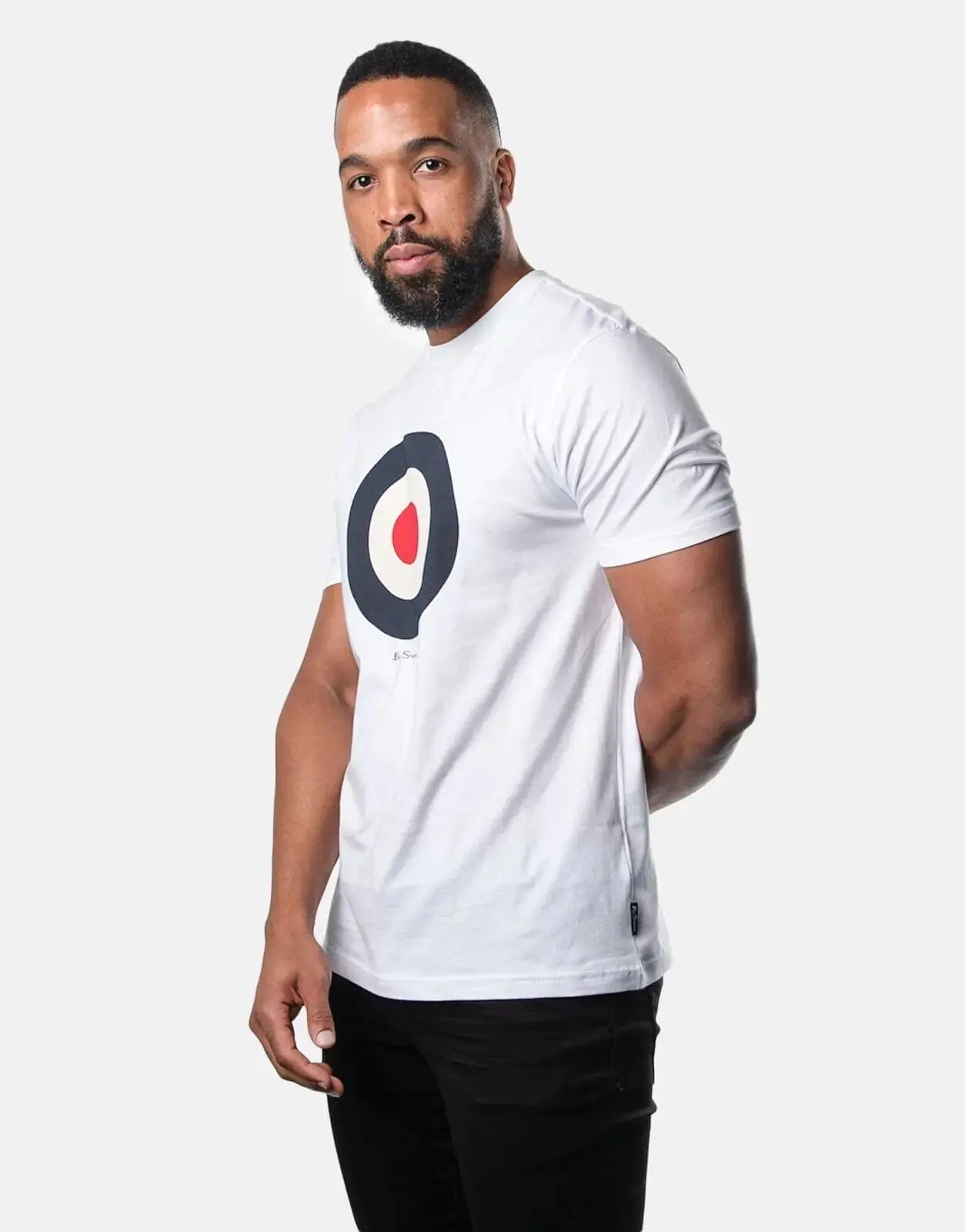 Ben Sherman White Target T-Shirt - Subwear