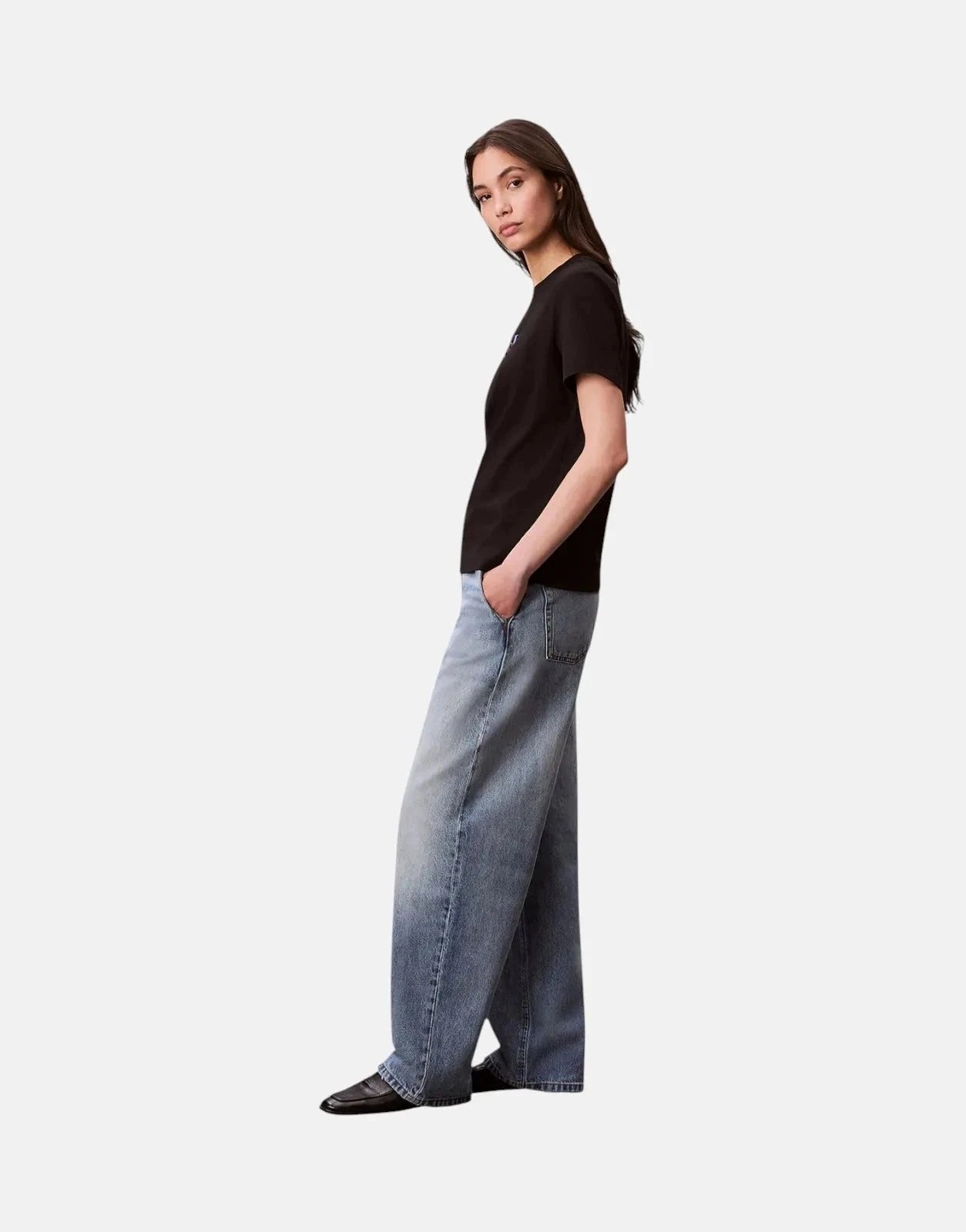 Calvin Klein 20s Classic Logo Black T-Shirt - Subwear