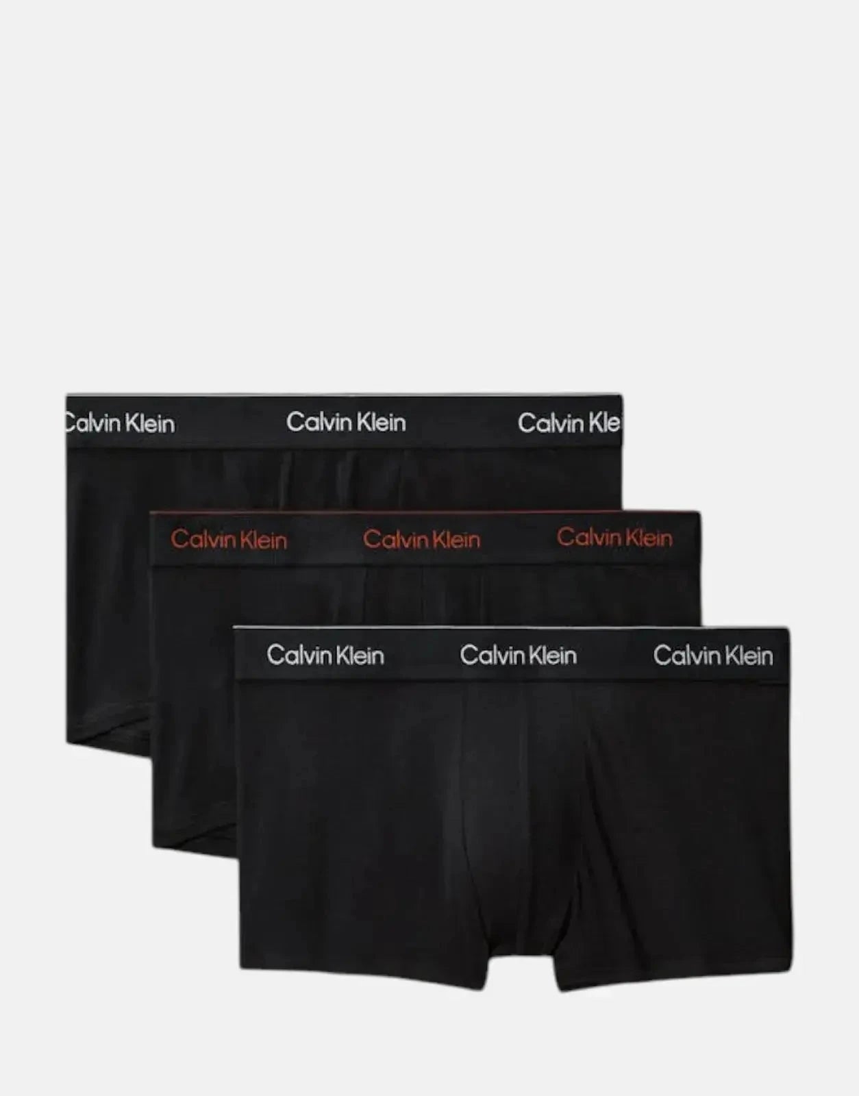 Calvin Klein Black Multi 3 Pack Low Rise Trunk Underwear - Subwear