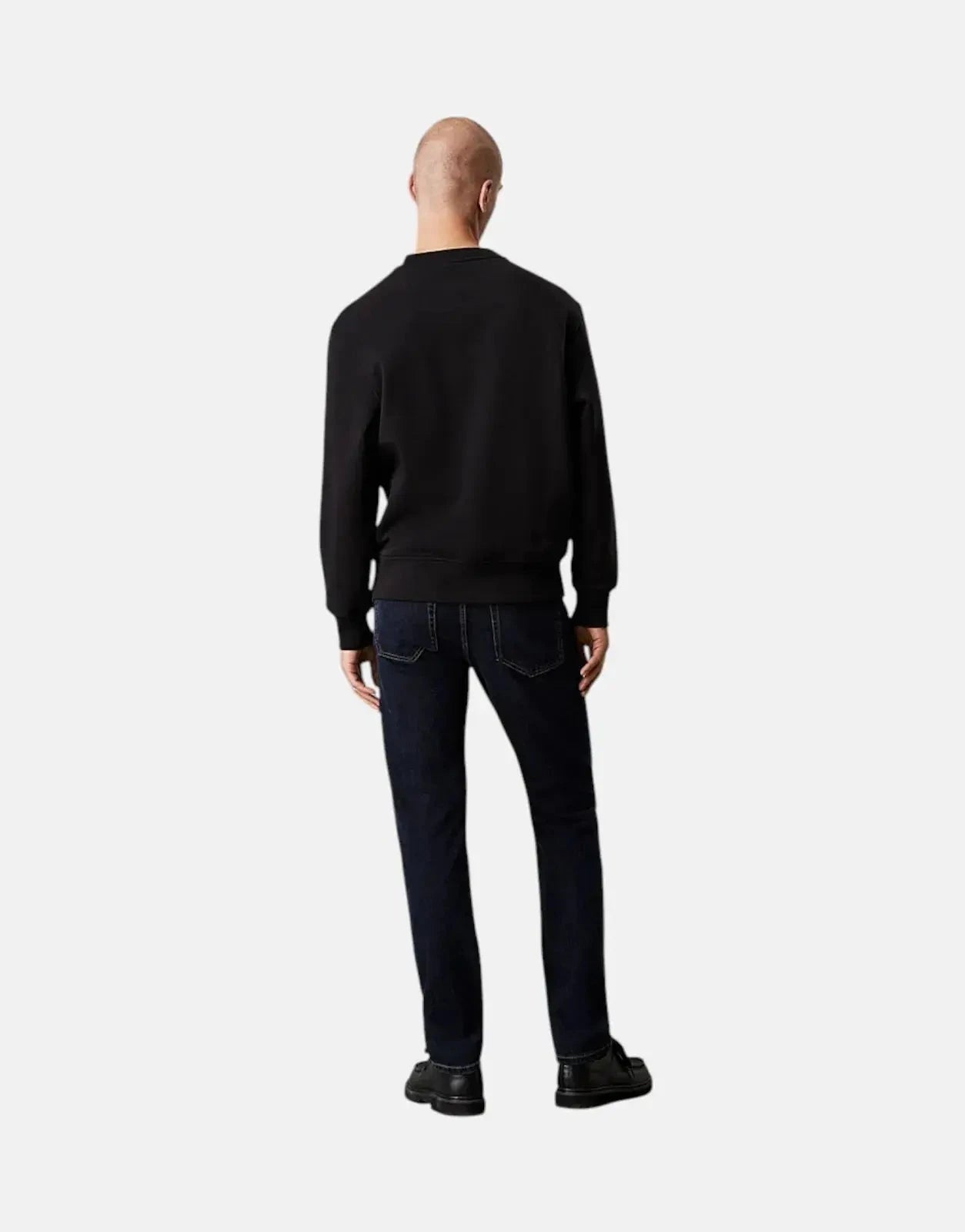 Calvin Klein Bristle Monologo Black Sweatshirt - Subwear