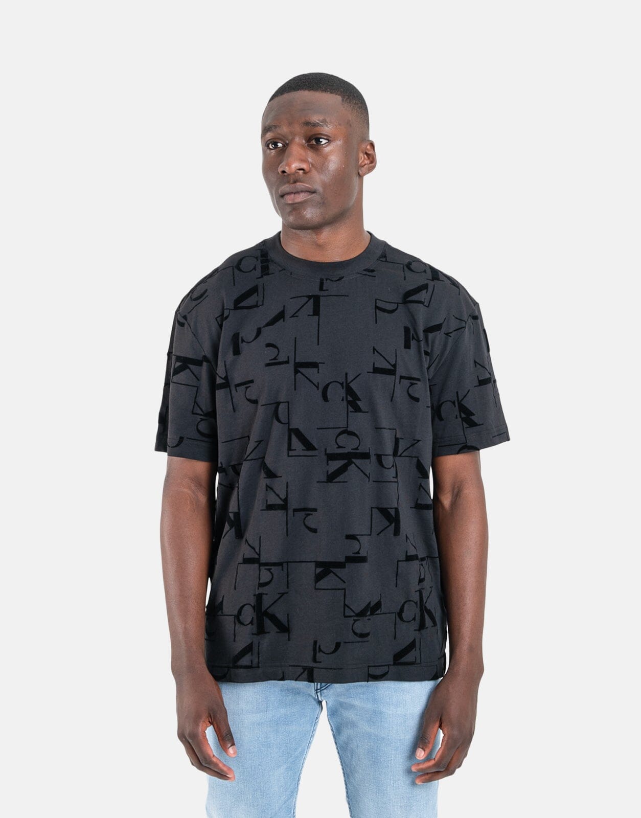 Calvin Klein CK AOP Black T-Shirt - Subwear