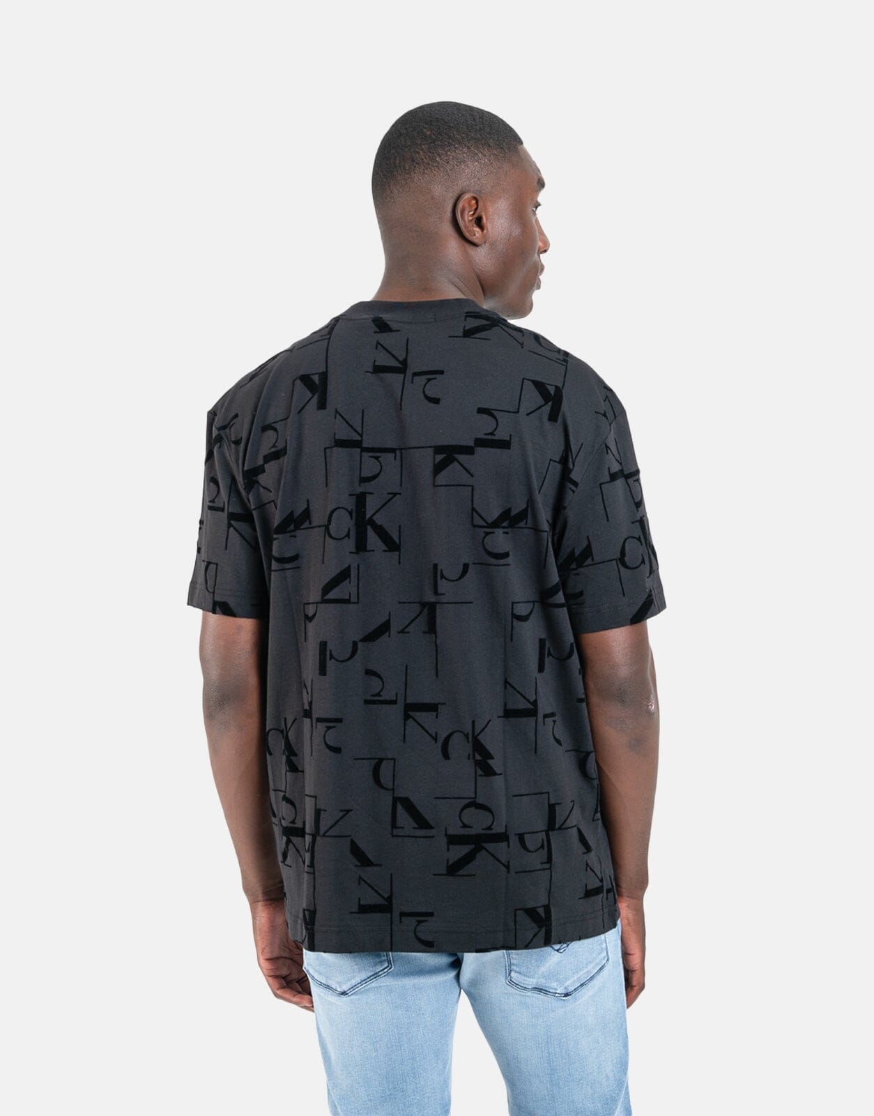 Calvin Klein CK AOP Black T-Shirt - Subwear