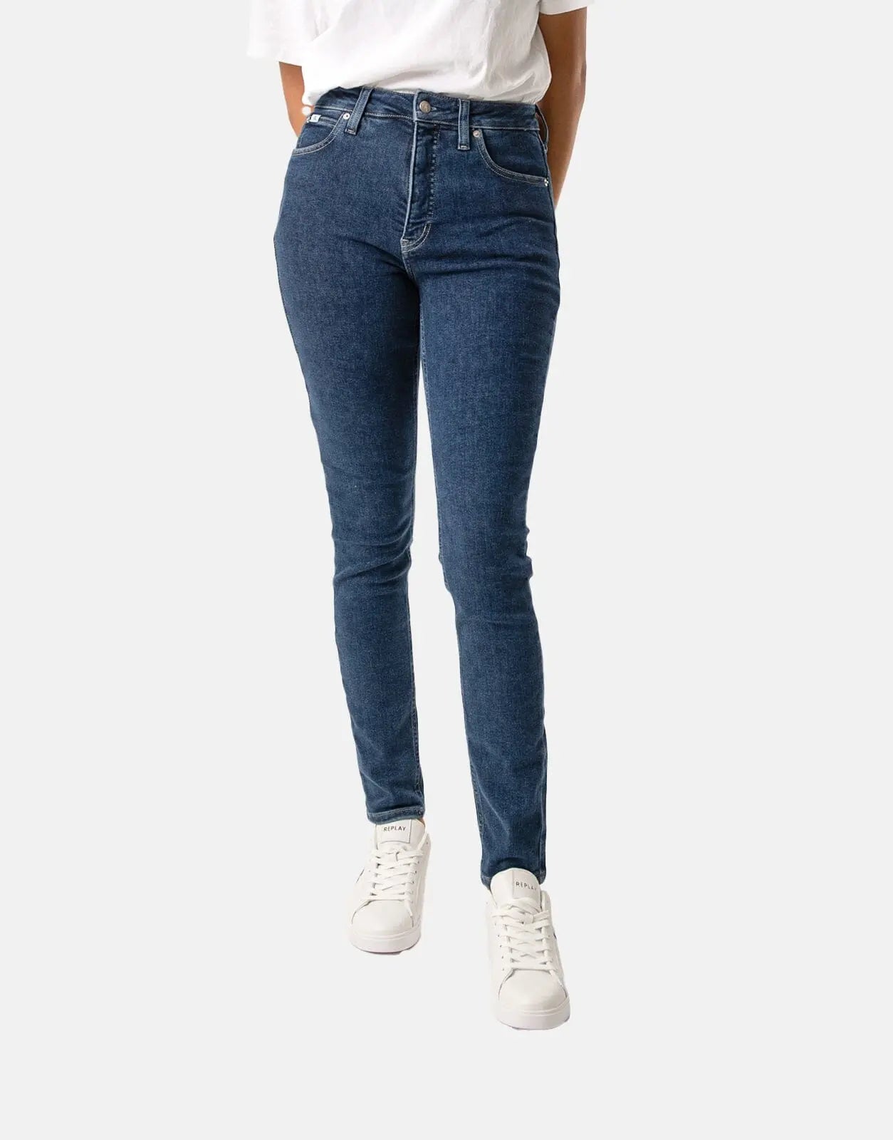 Calvin Klein CKJ High Rise Skinny Jeans Medium Wash - Subwear