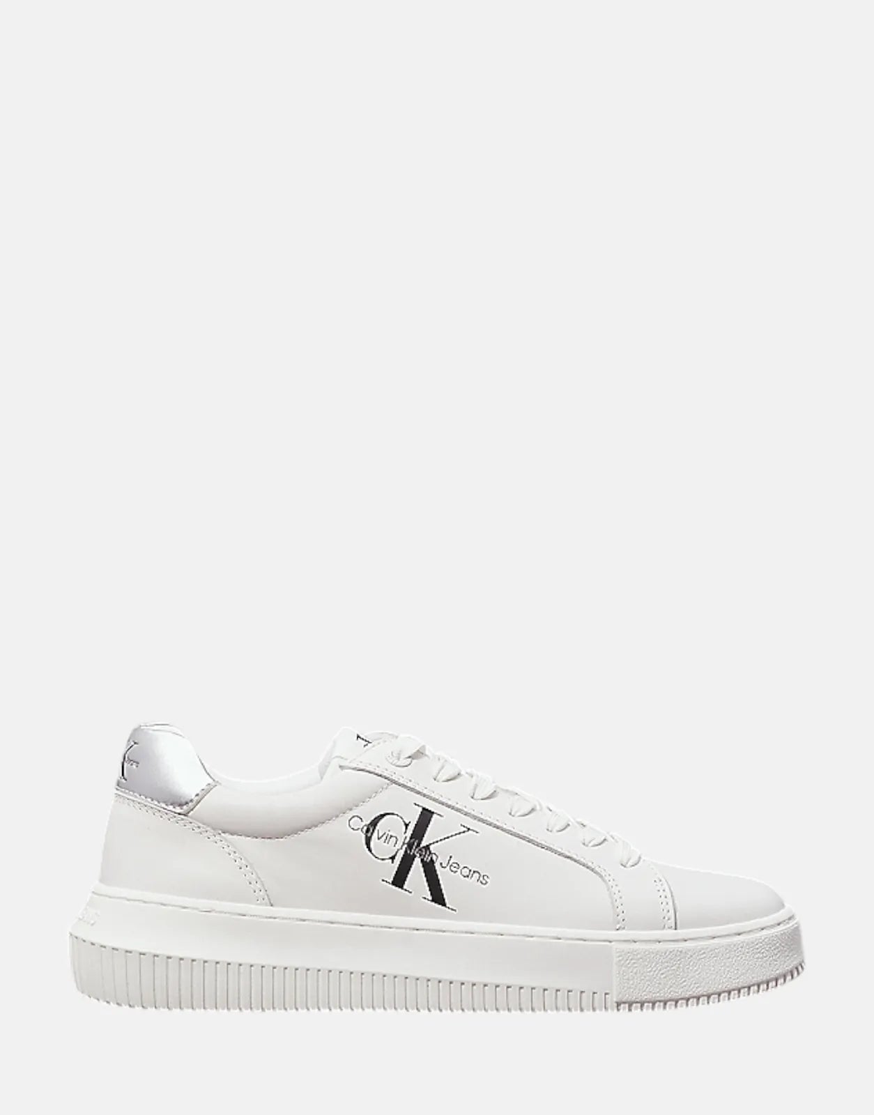 Calvin Klein Chunky Cupsole Laceup White Sneakers - Subwear