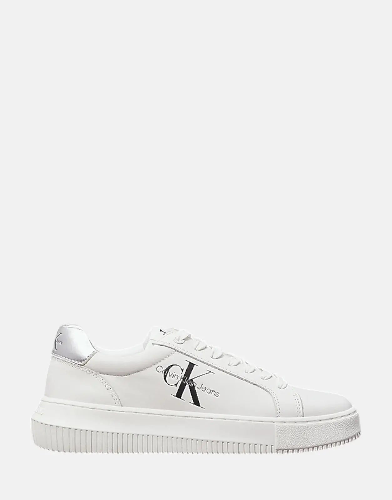 Calvin Klein Chunky Cupsole Laceup White Sneakers - Subwear