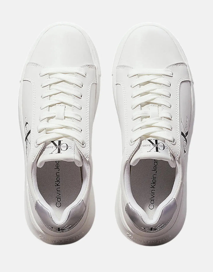 Calvin Klein Chunky Cupsole Laceup White Sneakers - Subwear