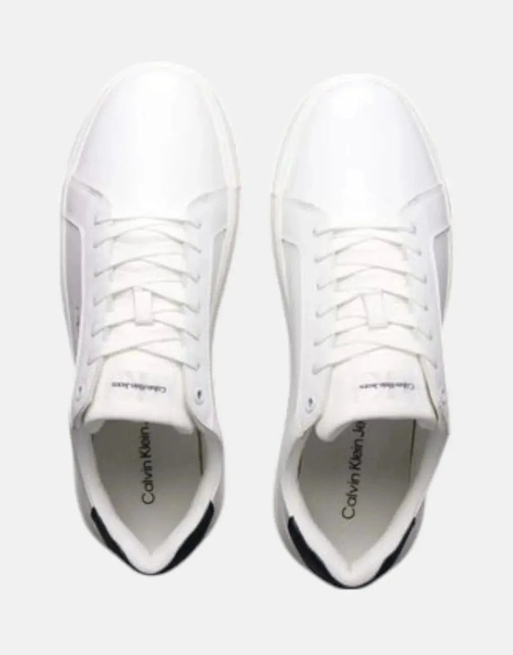 Calvin Klein Chunky Cupsole Mono White Multi Sneakers - Subwear