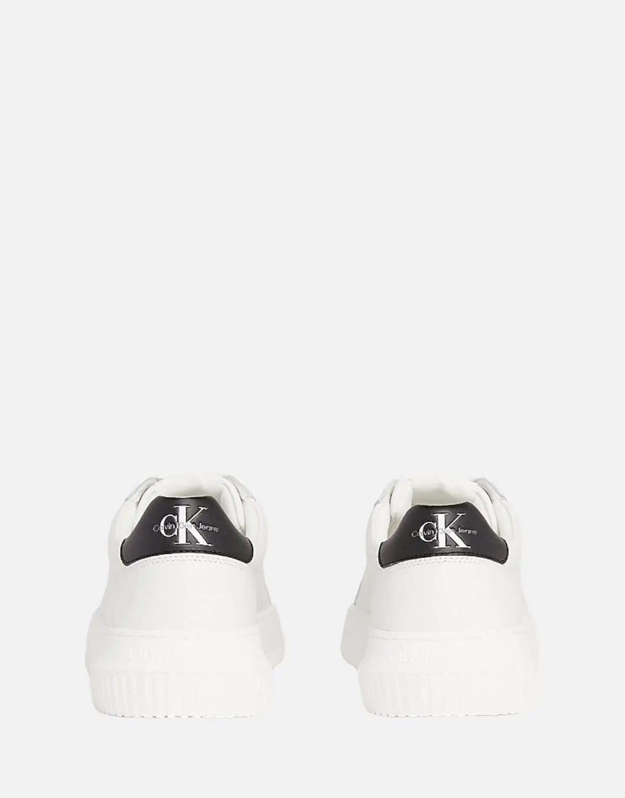 Calvin Klein Chunky Cupsole Mono White Sneakers - Subwear