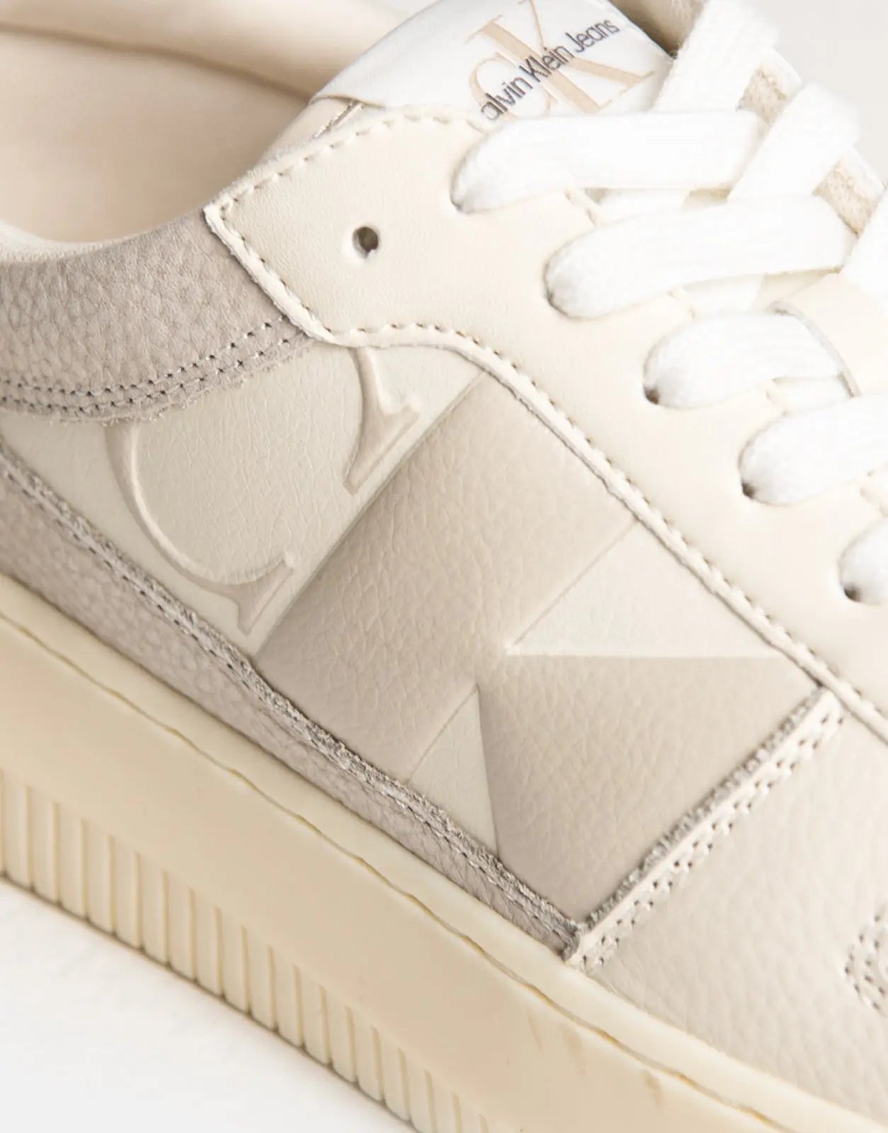 Calvin Klein Chunky Cupsole Off White Sneakers - Subwear
