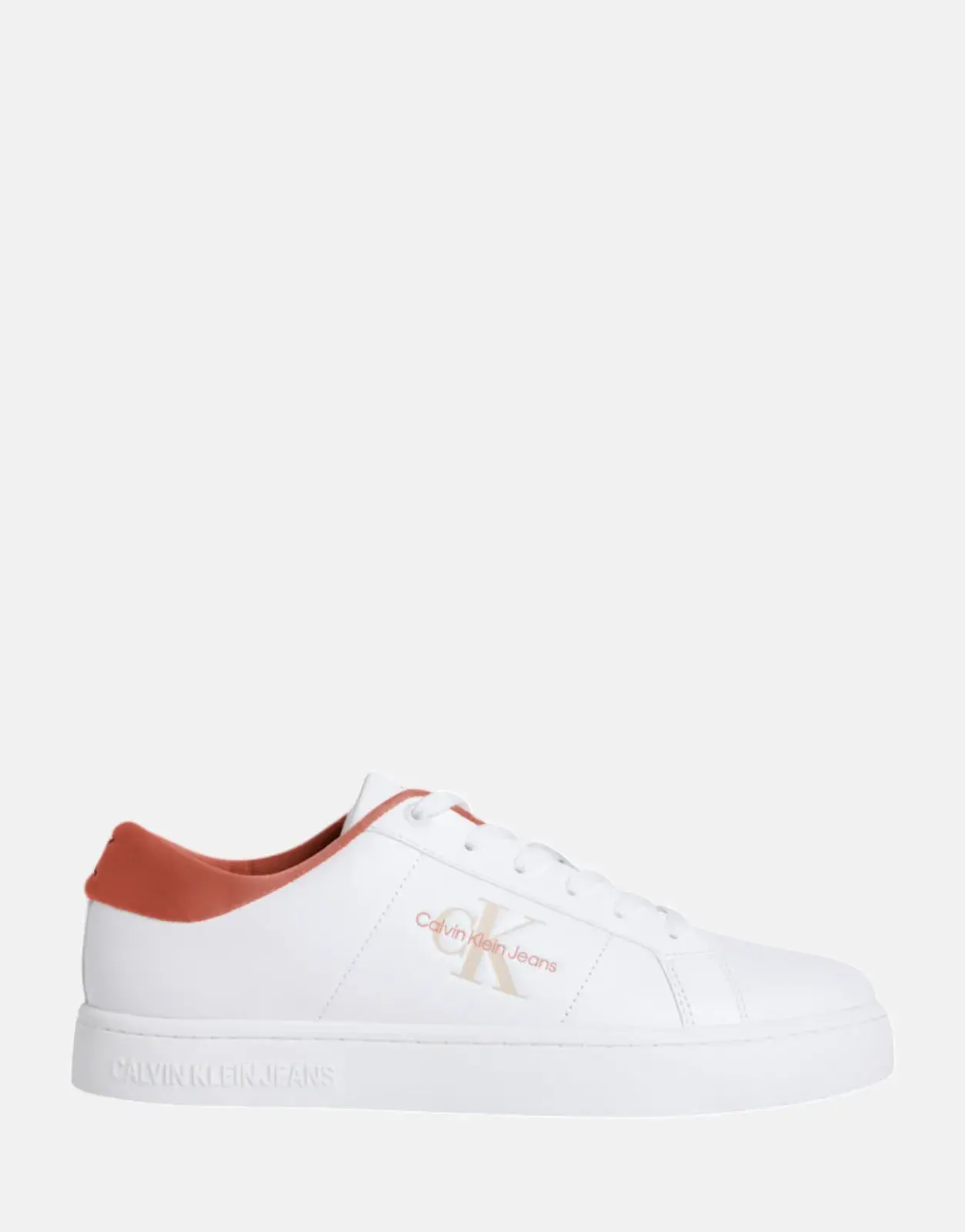 Calvin Klein Classic Cupsole Low Laceup White Sneakers - Subwear
