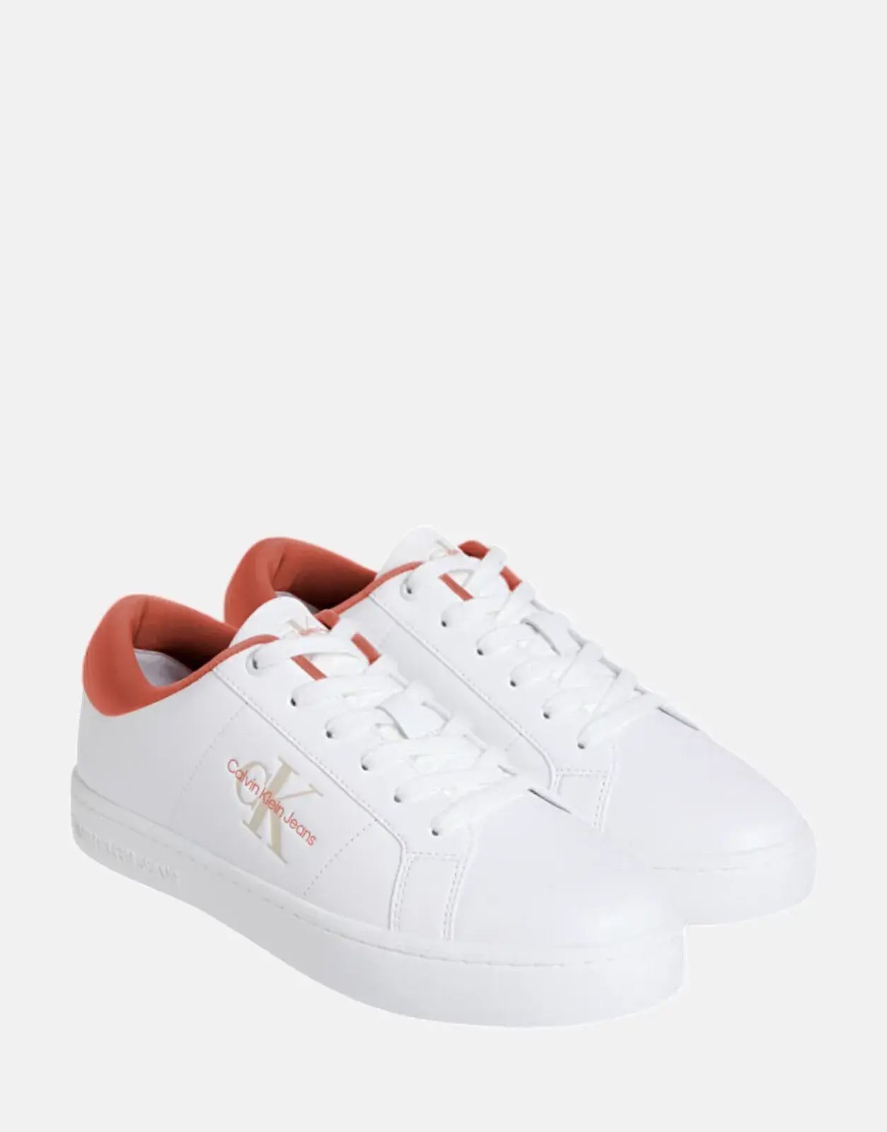Calvin Klein Classic Cupsole Low Laceup White Sneakers - Subwear
