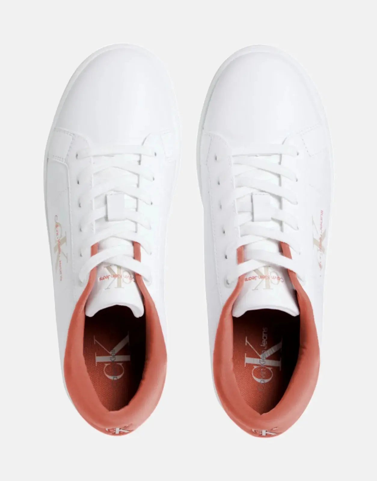 Calvin Klein Classic Cupsole Low Laceup White Sneakers - Subwear