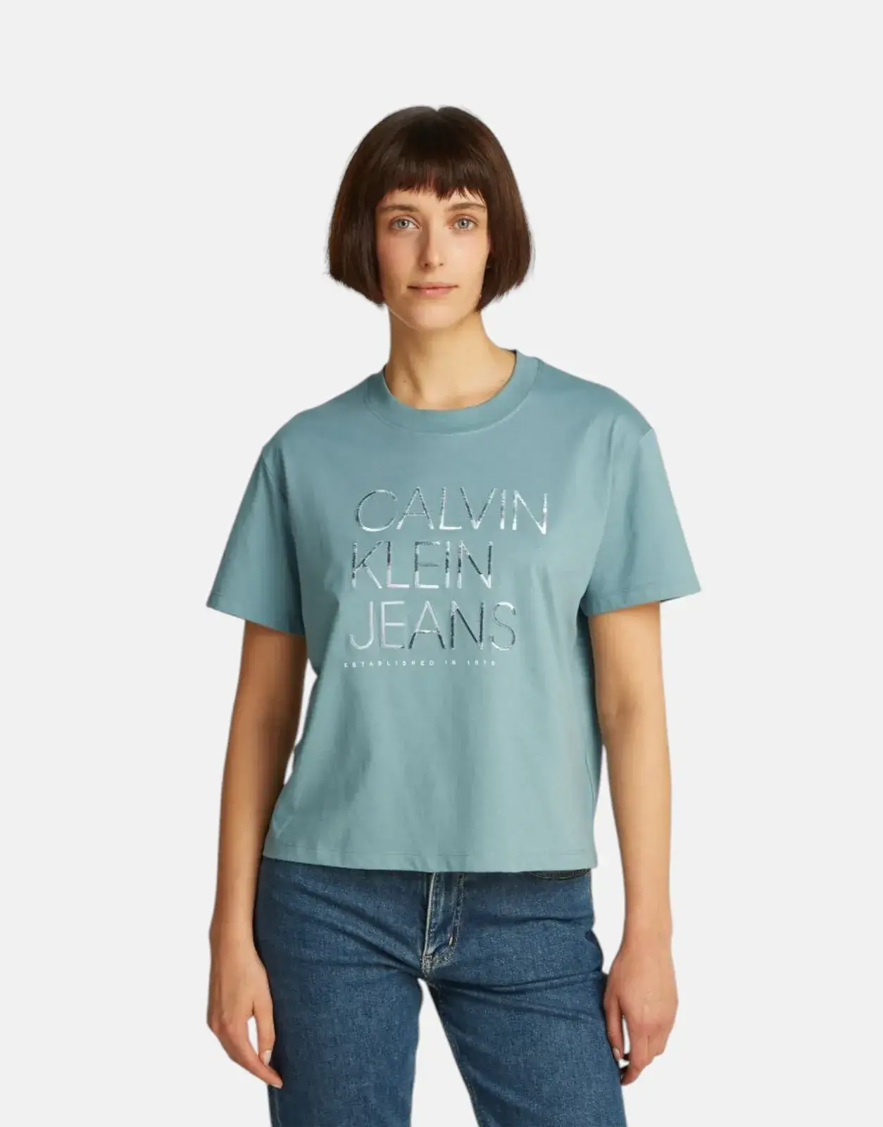Calvin Klein Embroidered Institutional T-Shirt - Subwear