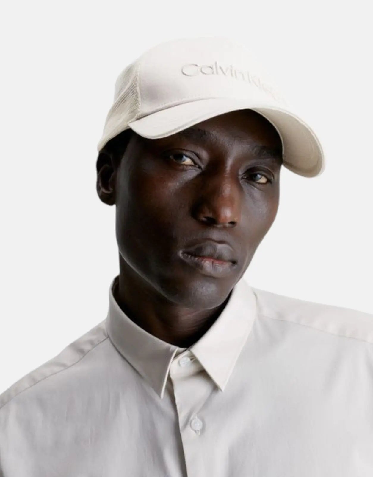 Calvin Klein Embroidery Trucker Stone Cap - Subwear