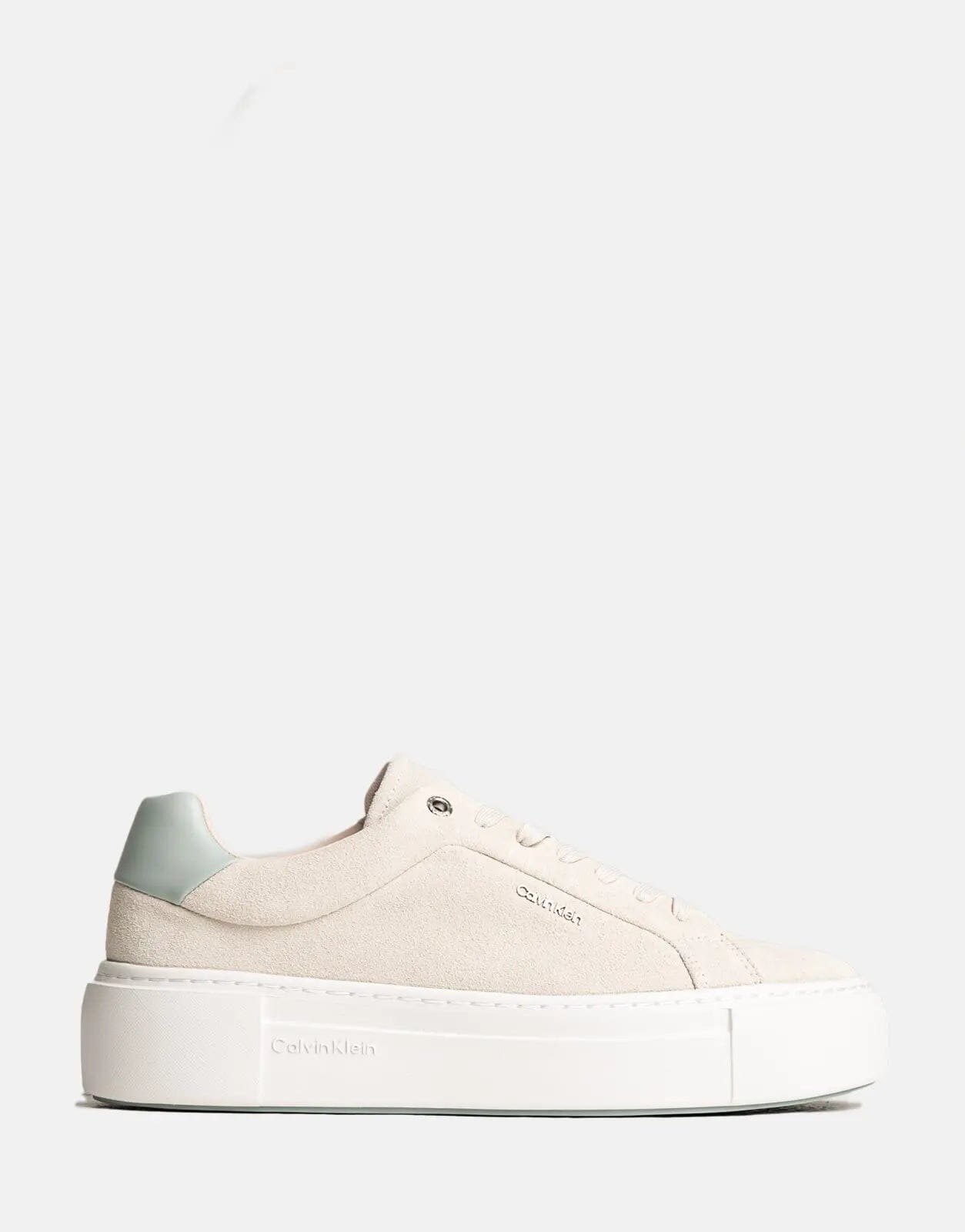 Calvin Klein Flatform Cup Ecru Sneakers - Subwear
