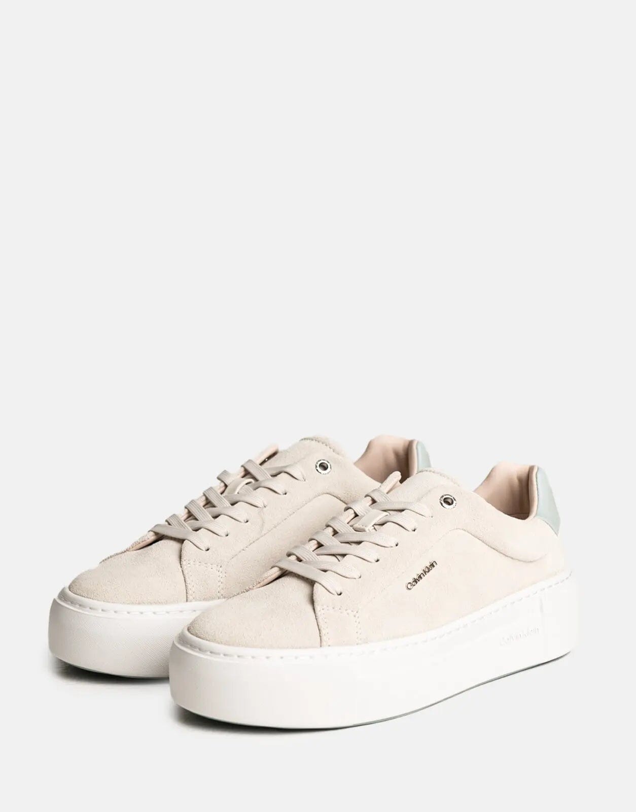 Calvin Klein Flatform Cup Ecru Sneakers - Subwear