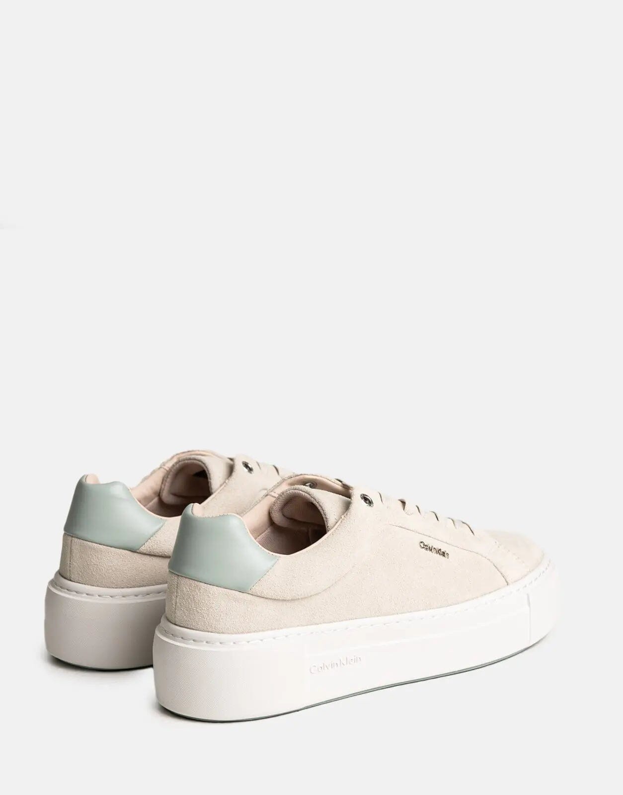 Calvin Klein Flatform Cup Ecru Sneakers - Subwear