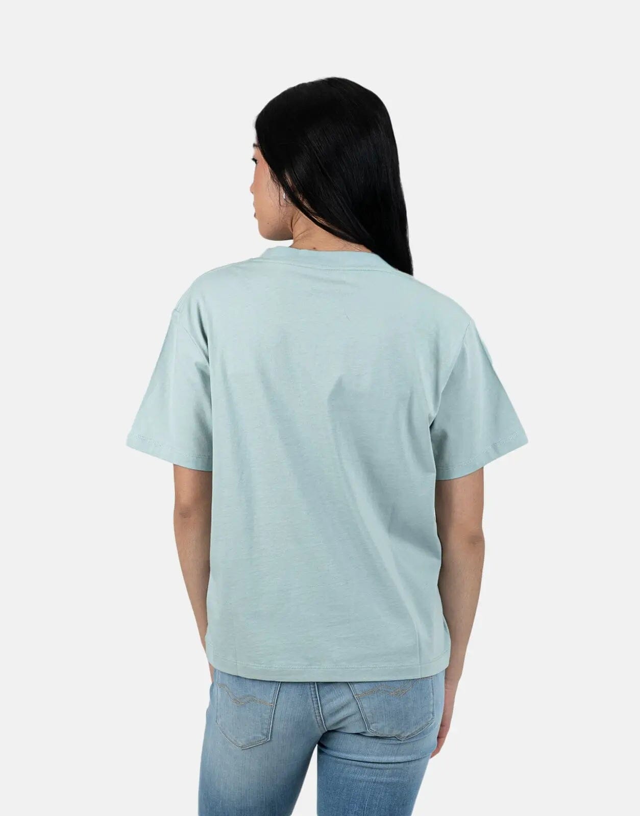Calvin Klein Flower Graphic Relaxed Light Blue T-Shirt - Subwear