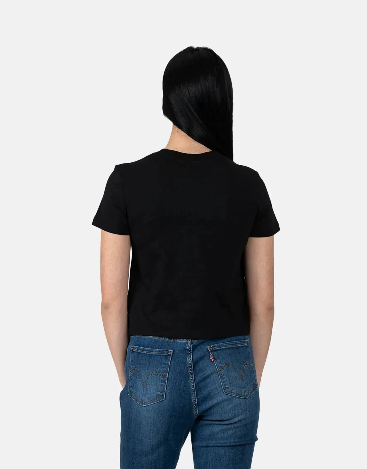 Calvin Klein Front Photo Graphic Baby Black T-Shirt - Subwear