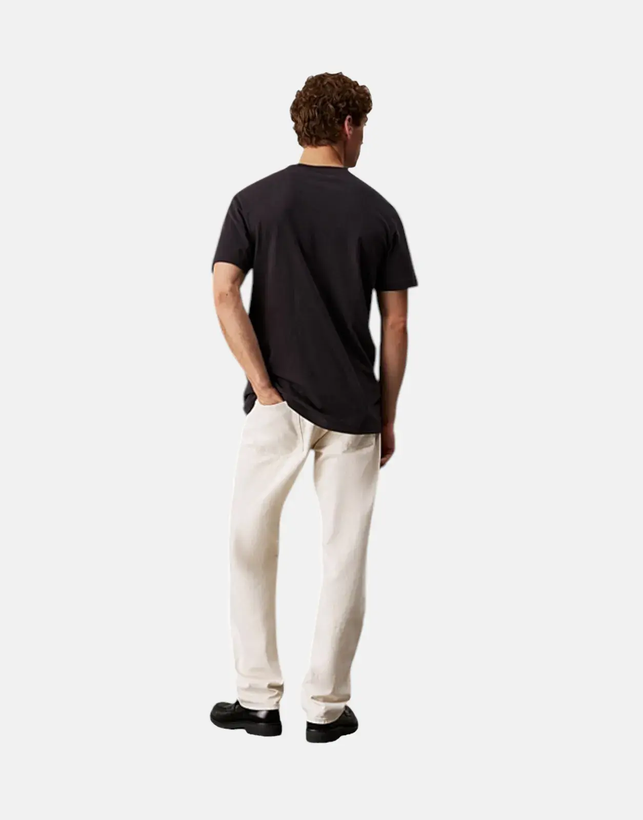 Calvin Klein Label Print Black T-Shirt - Subwear