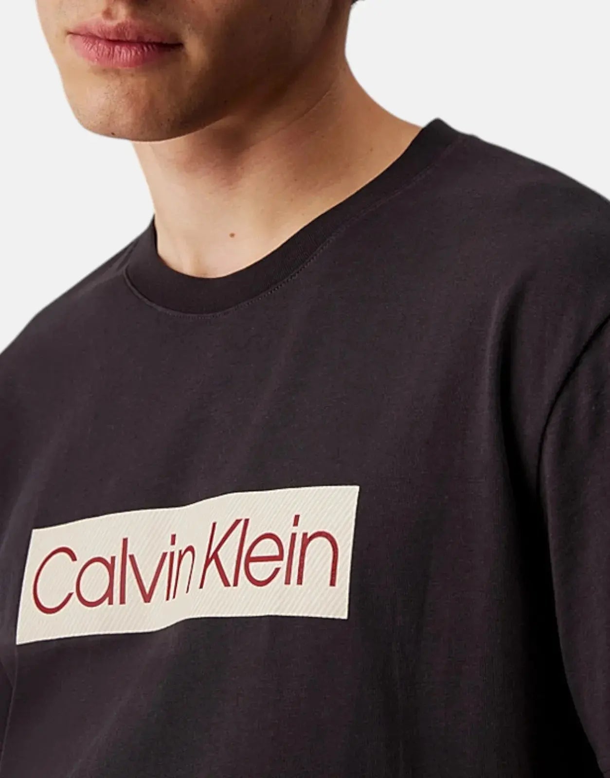 Calvin Klein Label Print Black T-Shirt - Subwear