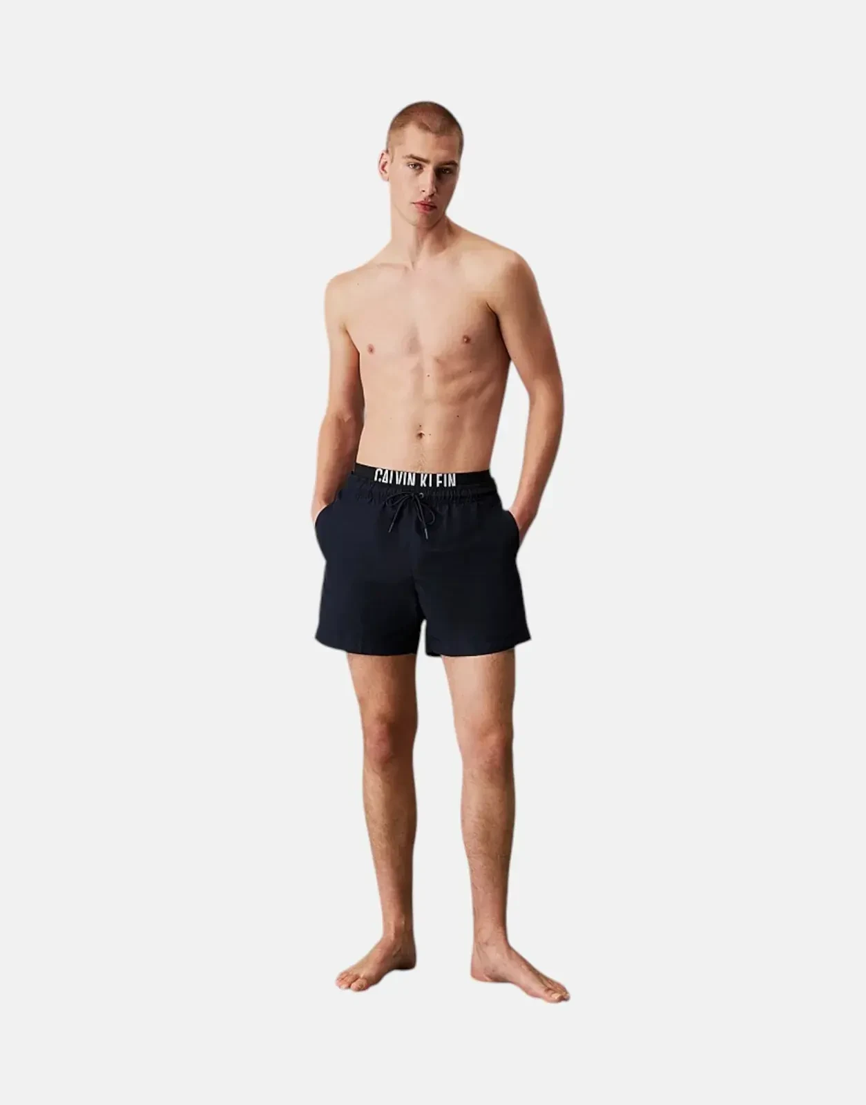 Calvin Klein Medium Double Black Swim Shorts - Subwear