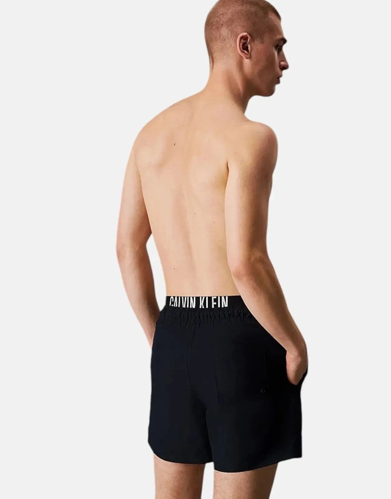 Calvin Klein Medium Double Black Swim Shorts - Subwear